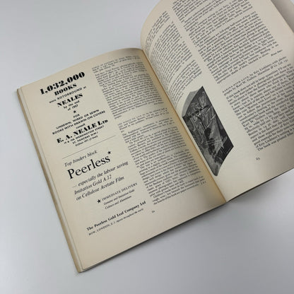 Book Design and Production | Vol 1 No 1 Spring 1958 | Printing News Ltd | Edited by James Moran