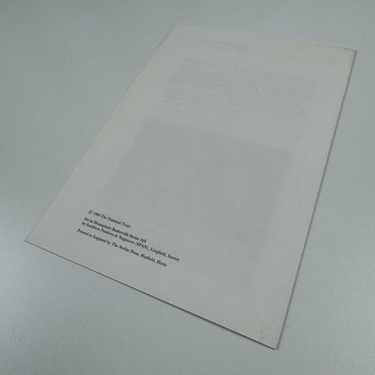 The Rex Whistler Room at Mottisfont Abbey | National Trust | 4-page leaflet 1984