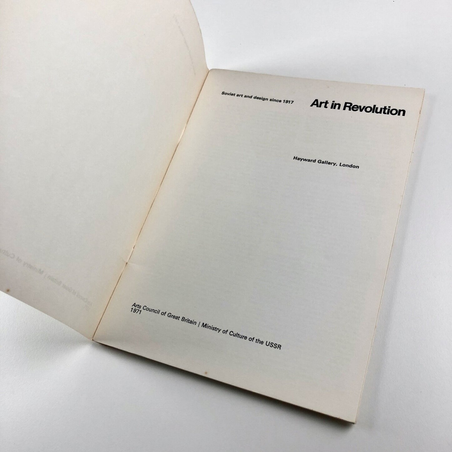 Art in Revolution. Soviet art and design since 1971 | Arts Council catalogue