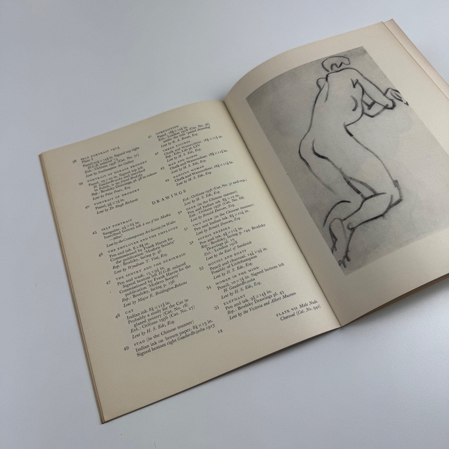 Henri Gaudier-Brzeska. Exhibition of sculpture, pastels & drawings Arts Council