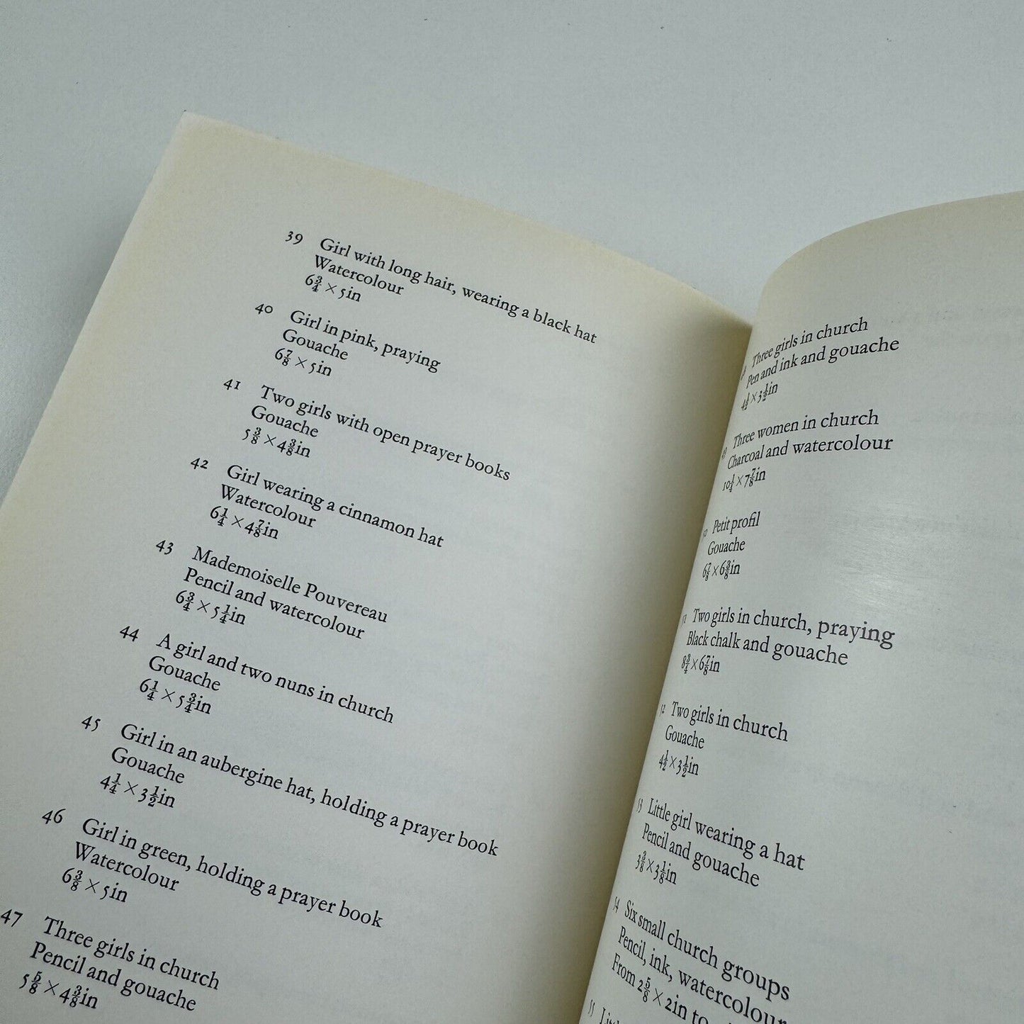 Gwen John 1876-1939 | Anthony d'Offay, 1976 | Catalogue design by Gordon House