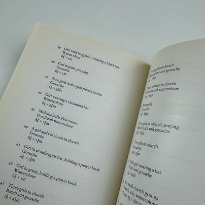 Gwen John 1876-1939 | Anthony d'Offay, 1976 | Catalogue design by Gordon House