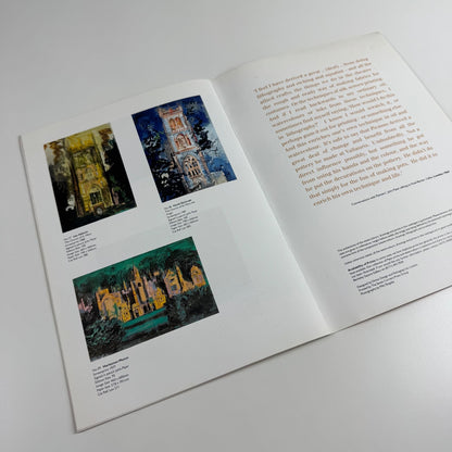 John Piper from his studio | Berkeley Square Gallery, 1994 + poster