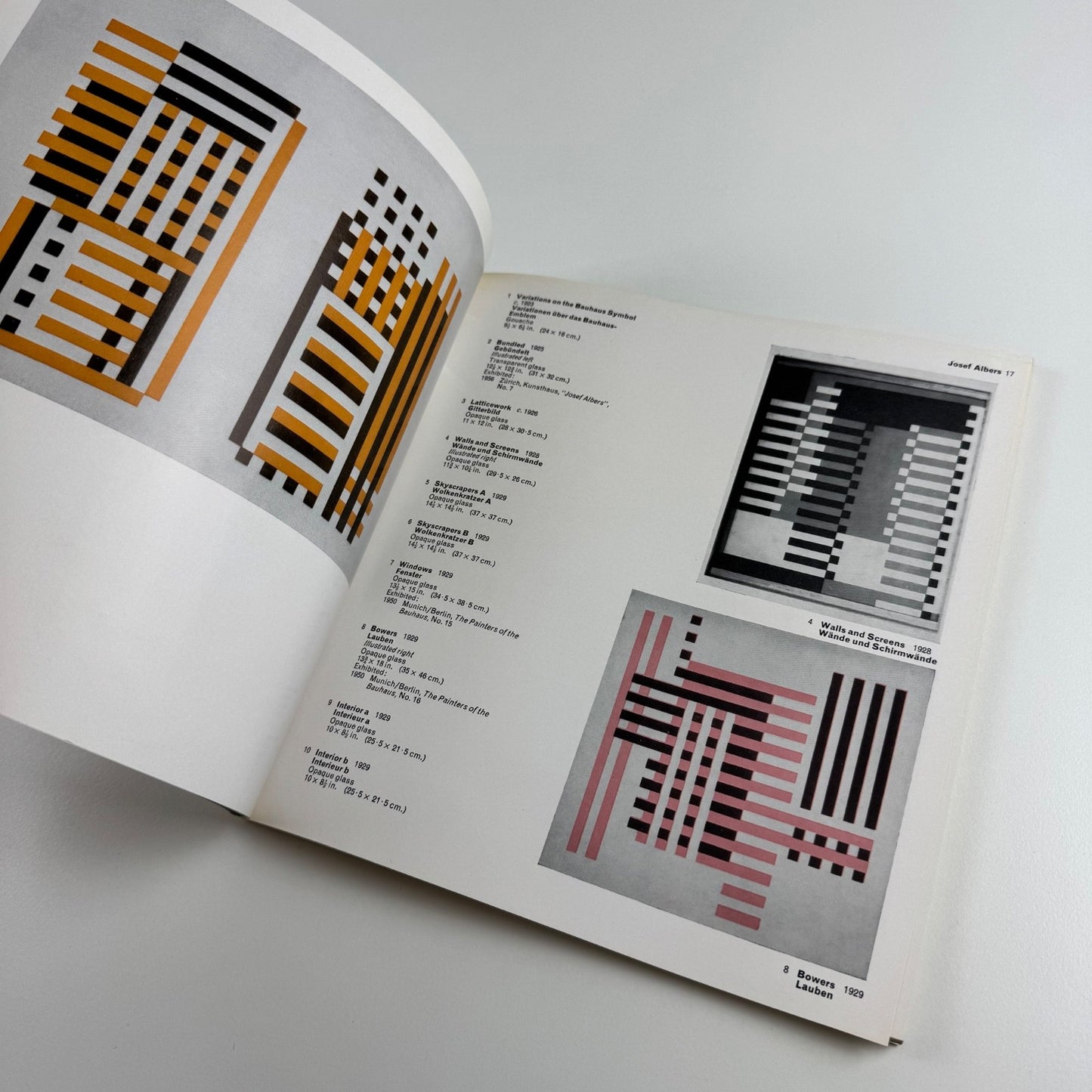 Painters of the Bauhaus | Marlborough Fine Art cat. 9, 1962, design by Gordon House