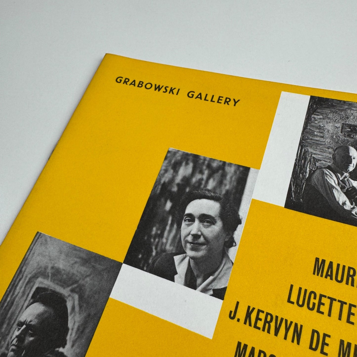 Five Belgian Painters from London | Maurice Jadot, Lucette Heureux, J. Kelvin de Meerendré, Marcelle van Caillie, E.L.T. Mesens | Grabowski Gallery 1961