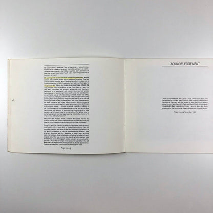 Roger Loweig paintings drawings etchings lithographs Trent Polytechnic 1985