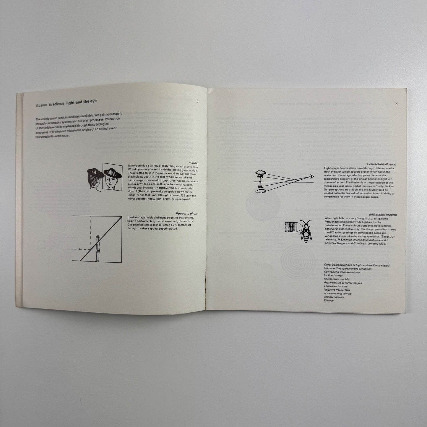 Illusion in Nature and Art | ICA catalogue, October 1973