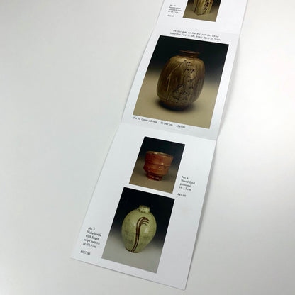 Phil Rogers | St Ives Ceramics | Folded exhibition card