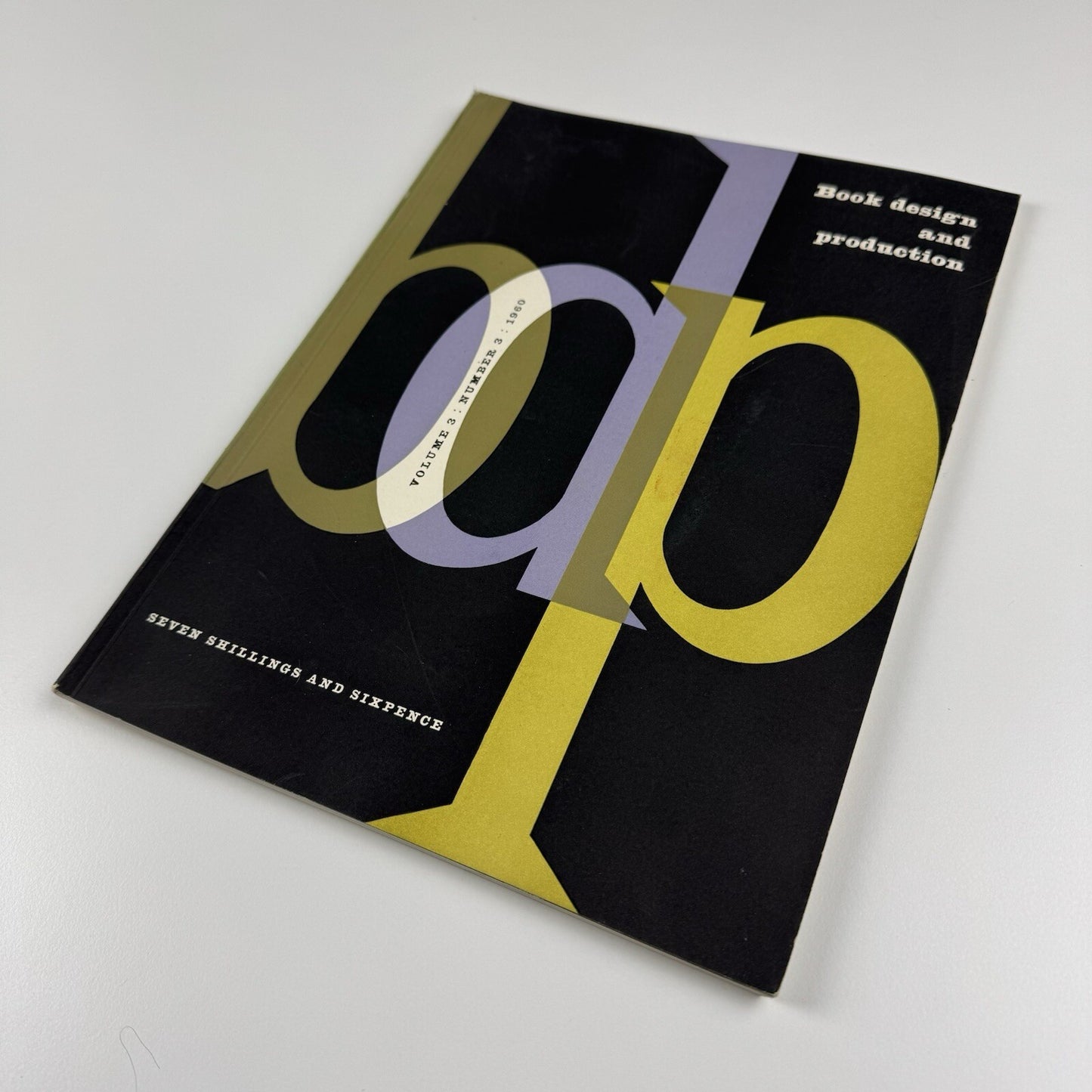 Book Design and Production | Volume 3 No 3 1960 | Printing News Ltd | Ed. James Moran
