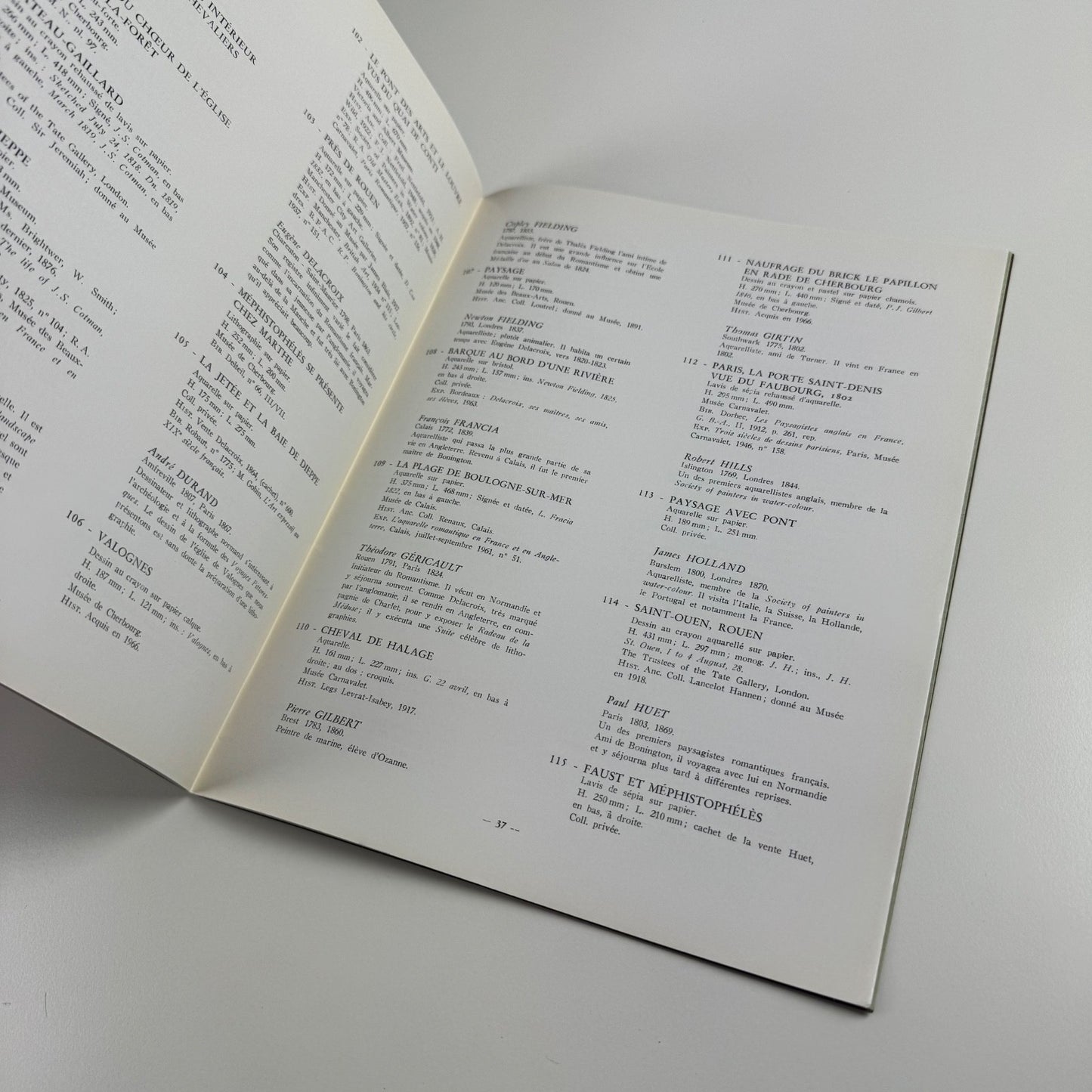Bonington. Les debuts du romantisme en Angleterre et en normandie | Musee de Cherbourg, 1966