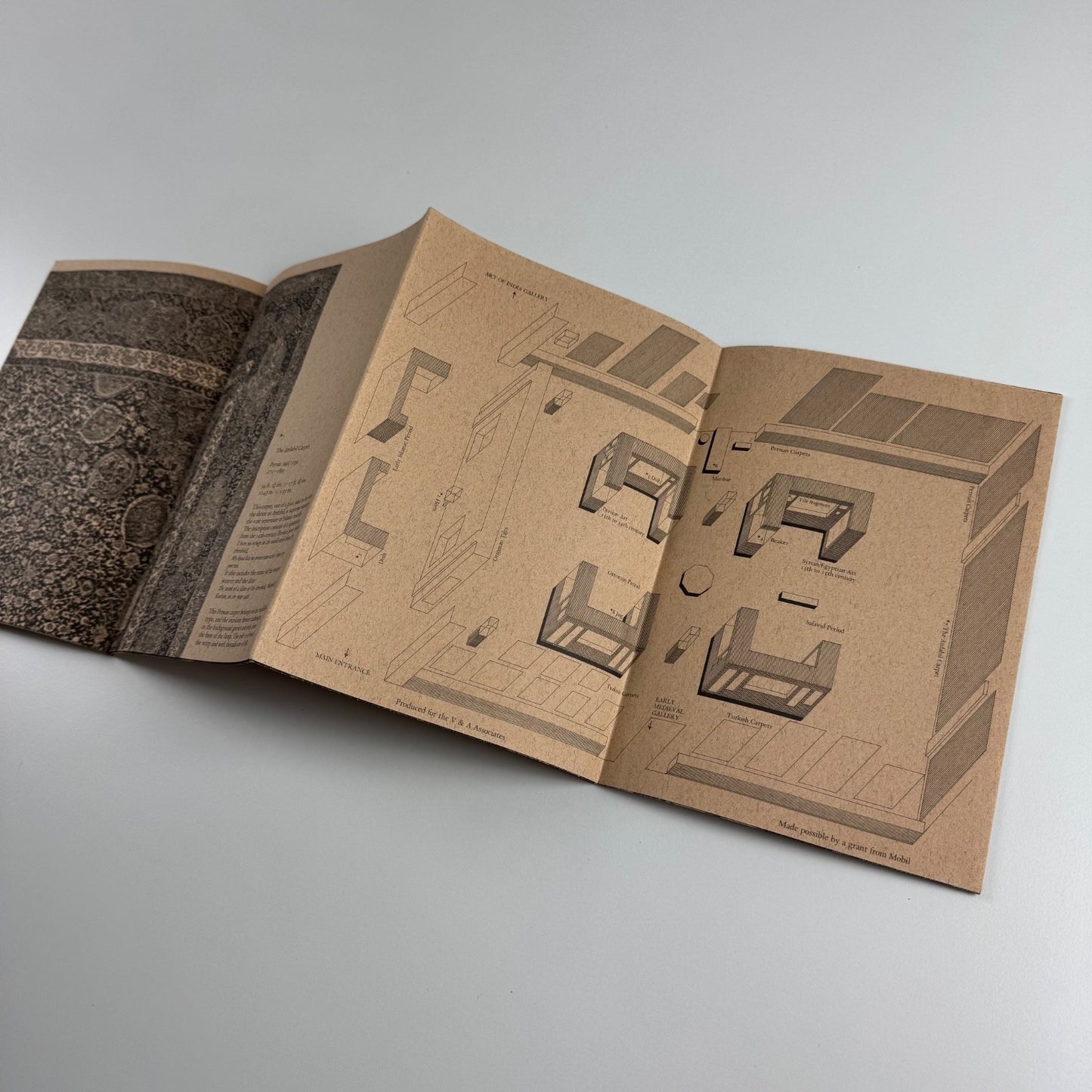 Broadsheet The Art of Islam Galleries at the V&A illustrations by Ron Stanford Omnific Penshurst Press