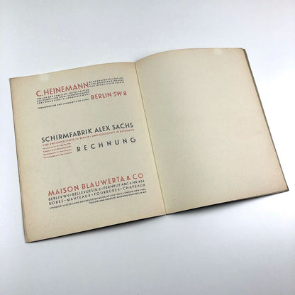 LUX – Zur Schönen [Jacob] Erbar-Grotesk | Type specimen | Ludwig & Mayer 1930s?