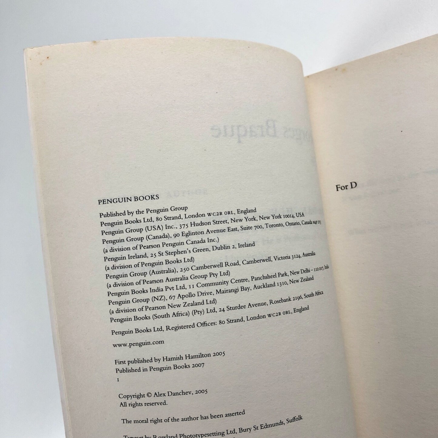 Georges Braque: A Life | Alex Danchev Penguin 2007