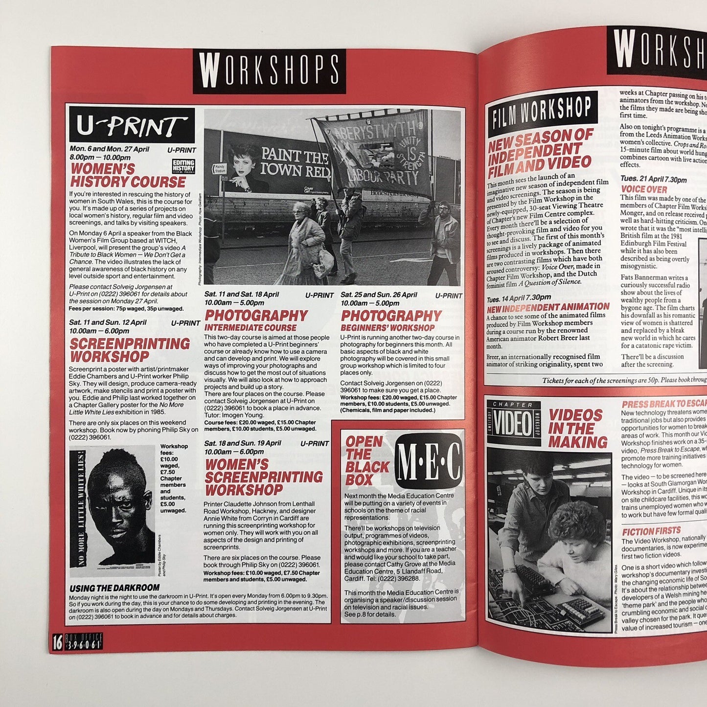 Chapter (Cardiff) free magazine Issues 1 to 35 (please note, issue 30 missing)