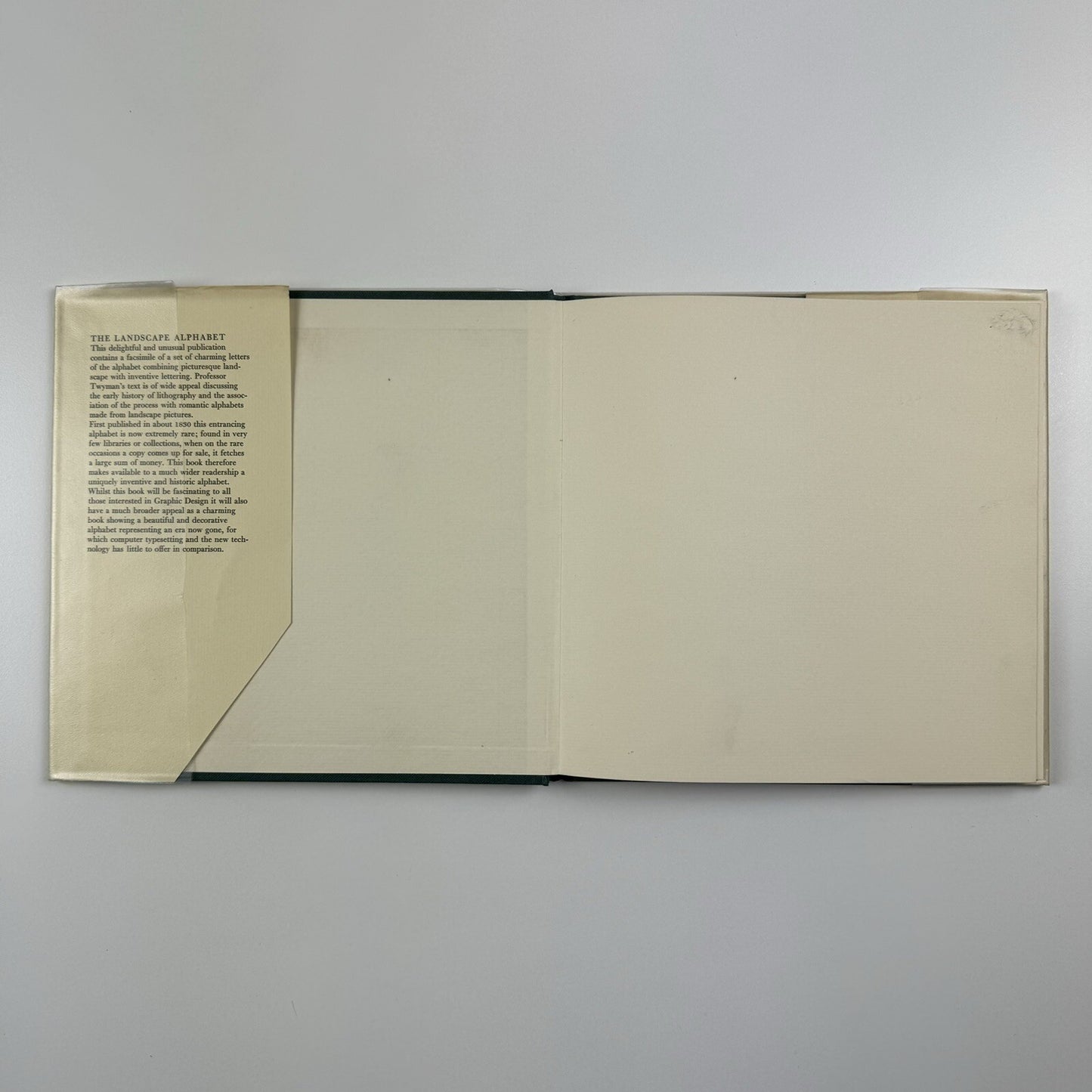 The Landscape Alphabet – Letter Shapes as Attractive Vignettes | Michael Twyman, 1987