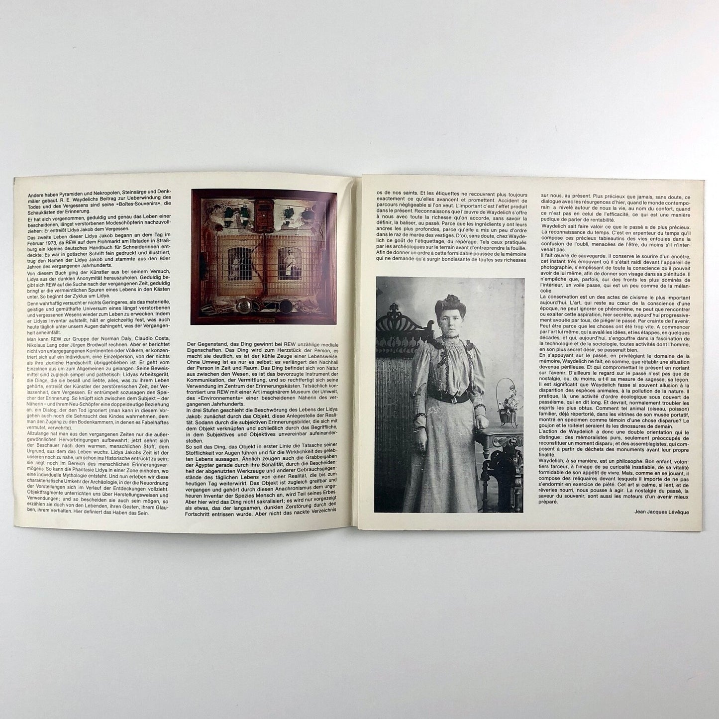 Raymond E. Waydelich. Lidya Jacob Story | Karl Erst Osthaus Museum Hagen, folded card, 1976