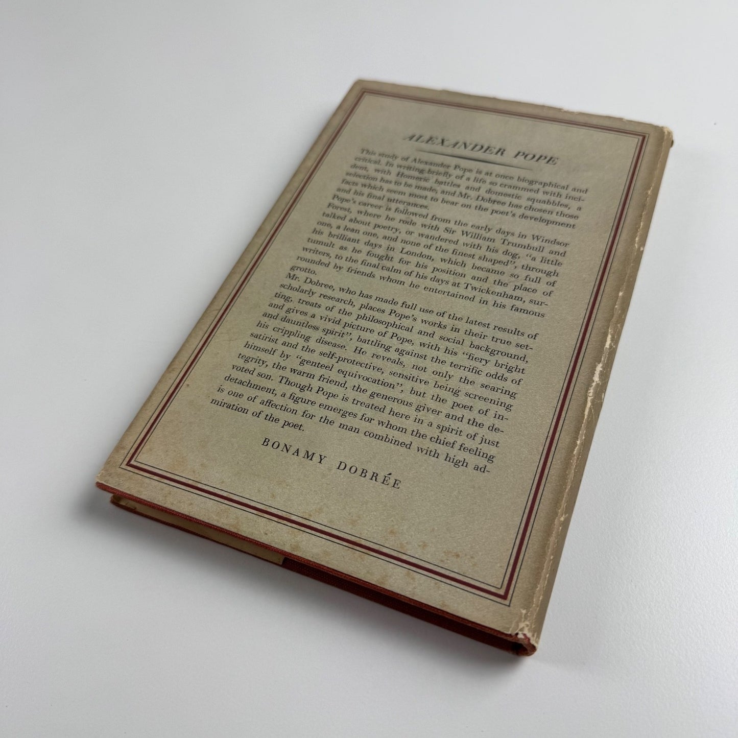 Alexander Pope by Bonamy Dobrée | Sylvan Press, 1951