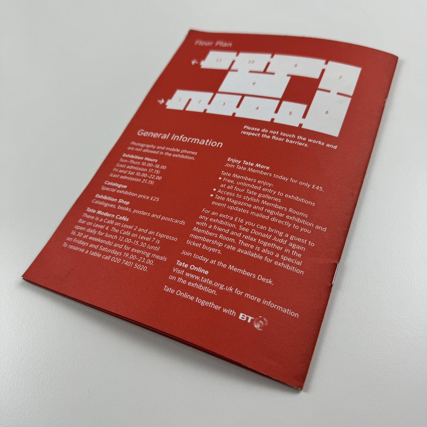 Donald Judd | Pocket guide – Tate Modern, 2004