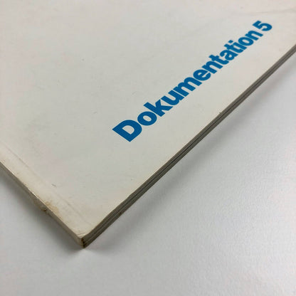 Dokumentation 5: InK Halle Fur Internationale Neue Kunst Limmatstrasse 87 Zurich