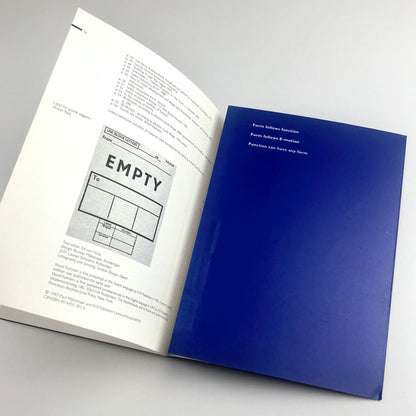 Visual Function: An Introduction to Information Design by Paul Mijksenaar | 010 Publishers, Rotterdam, 1997
