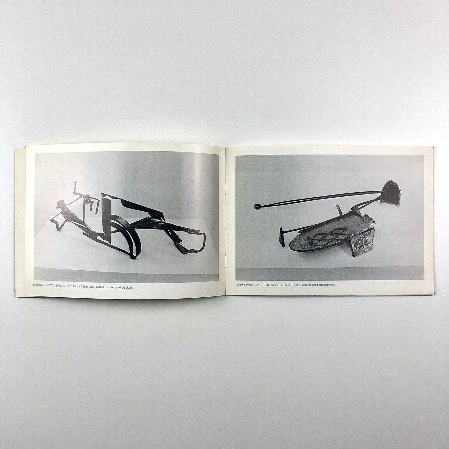 Writing Pieces by Anthony Caro | Knoedler Gallery exhibition catalogue, 1978 catalogue design by Gordon House