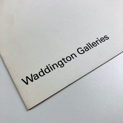 Michael Craig-Martin – Constructions and wall drawings | Waddington Galleries exhibition card, 1982