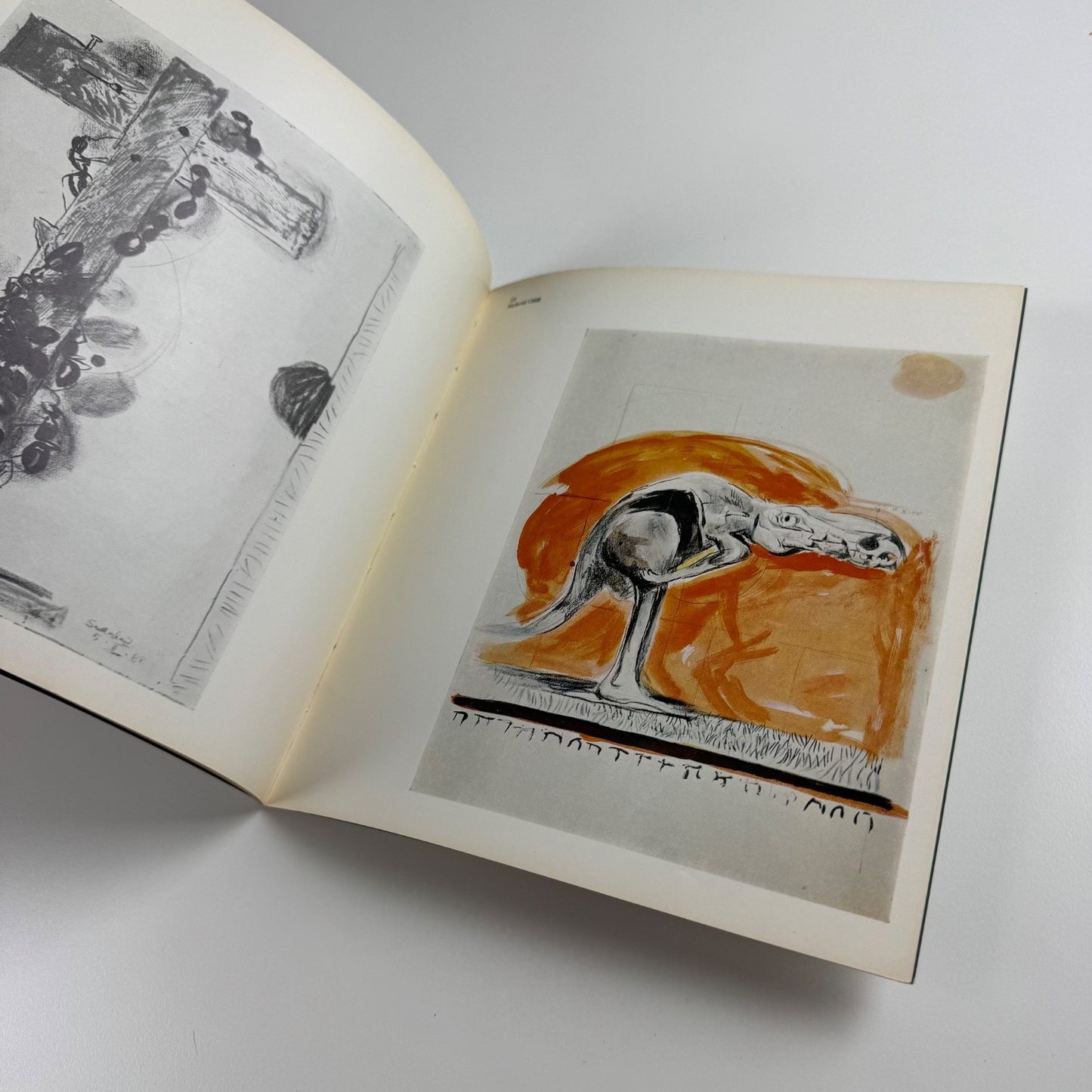 Graham Sutherland A Bestiary | Marlborough May-June 1968 Gordon House typography