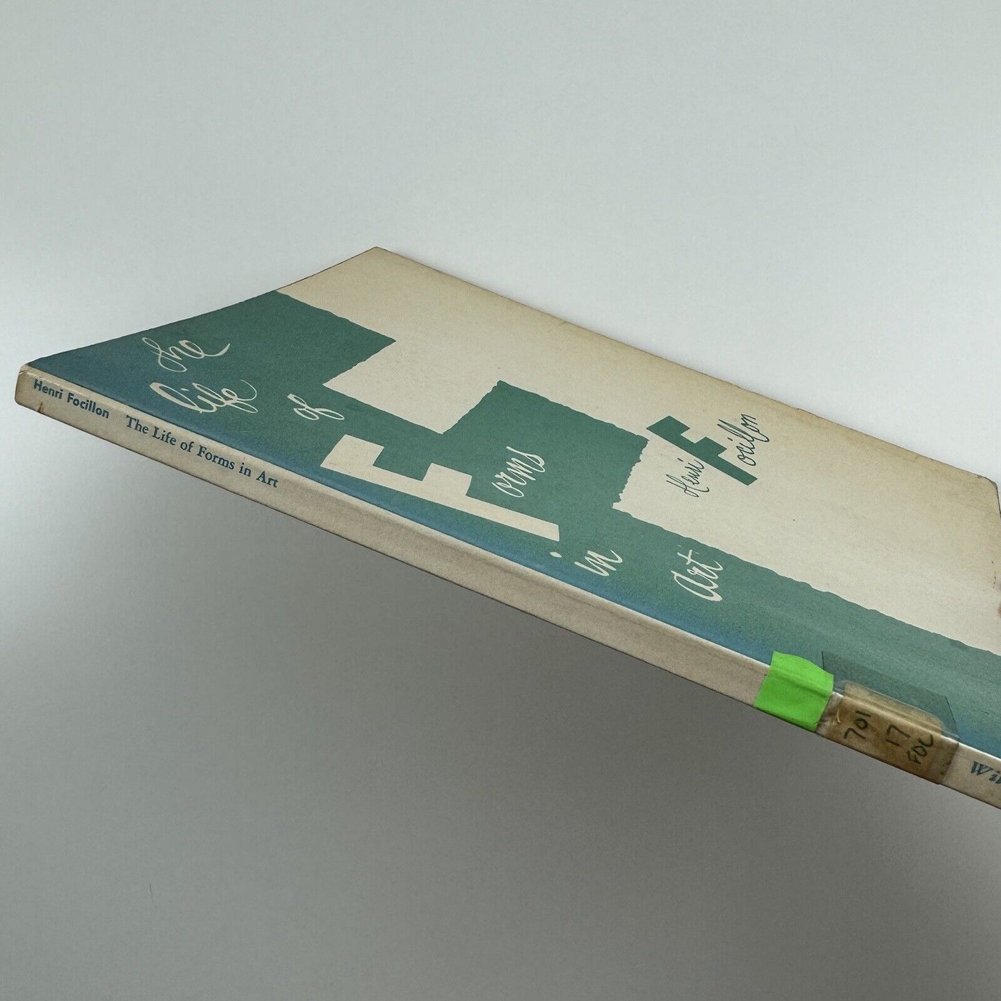 The Life of Forms in Art by Henri Focillon | George Wittenborn, 1966 | Cover and typography by Paul Rand