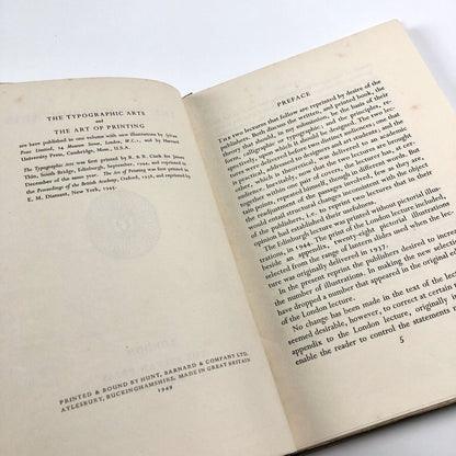 The Typographic Arts by Stanley Morison | The Sylvan Press, 1949