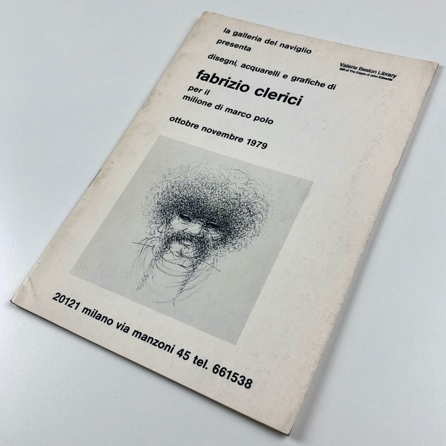 Disegni, acquarelli e grafiche di Fabrizio Clerici per il Milione di Marco Polo | Exhibition catalogue, 1979