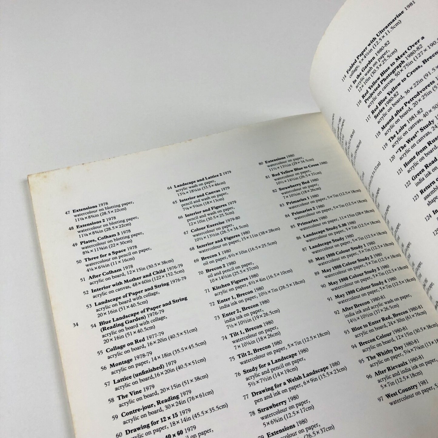 Martin Froy Paintings, Constructions, Drawings 1968-82 | Serpentine Gallery catalogue, 1983