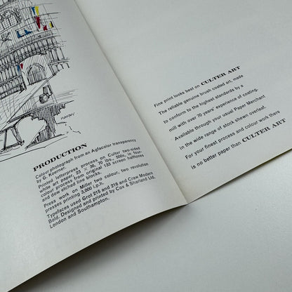 Promotional leaflet – Culter Art Papers | Cox and Sharland, 1962