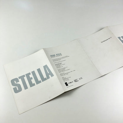 Frank Stella. Die Marquise Von O | Folded card | Bonington Gallery, Norbert Lynton