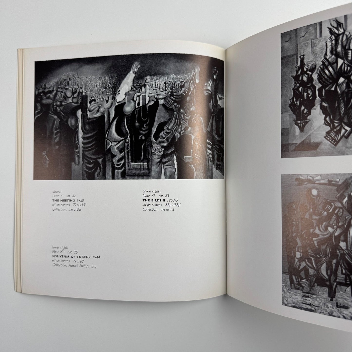 Merlyn Evans paintings, drawings and etchings Whitechapel Art Gallery 1956