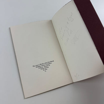 December Songs by Scott Chaskey, 1988 | signed Le Grice, 2/100
