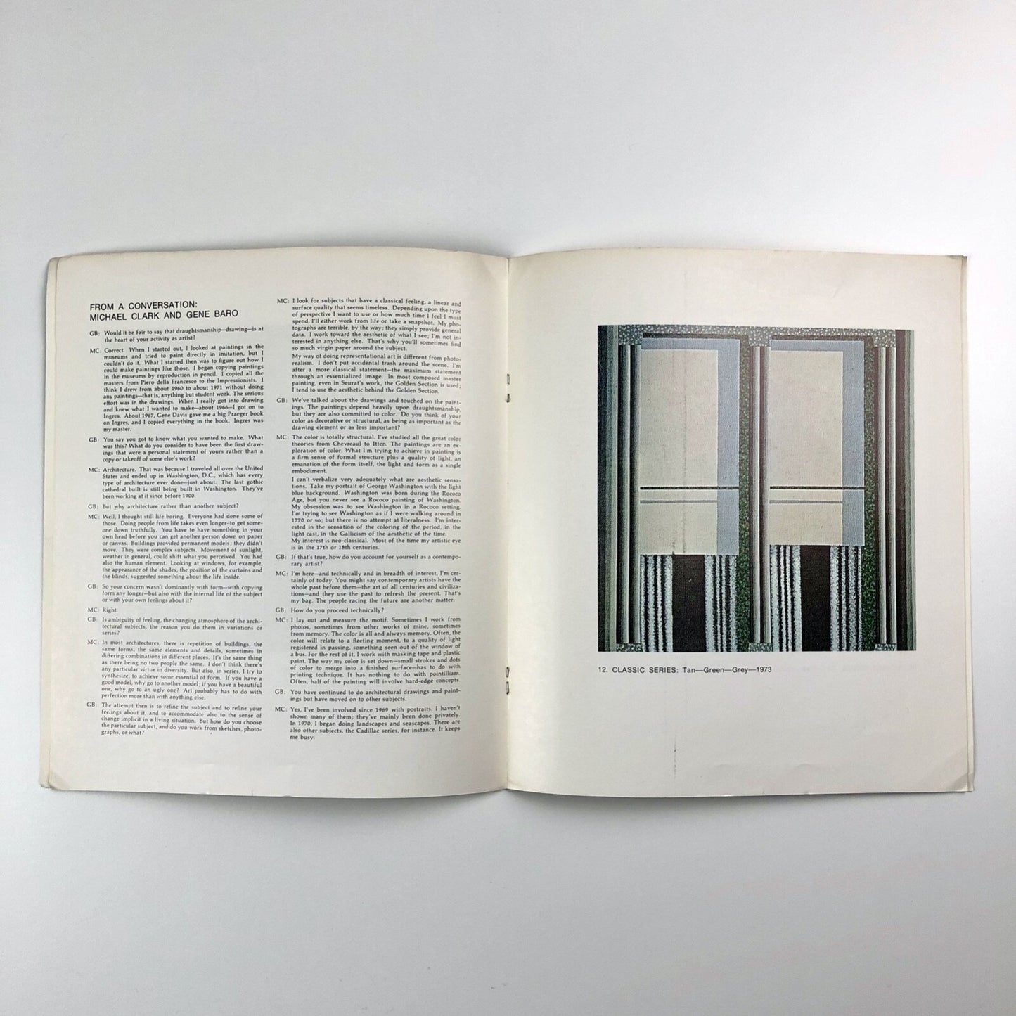 Michael Clark | Andrew Crispo Gallery, New York | January-February 1973