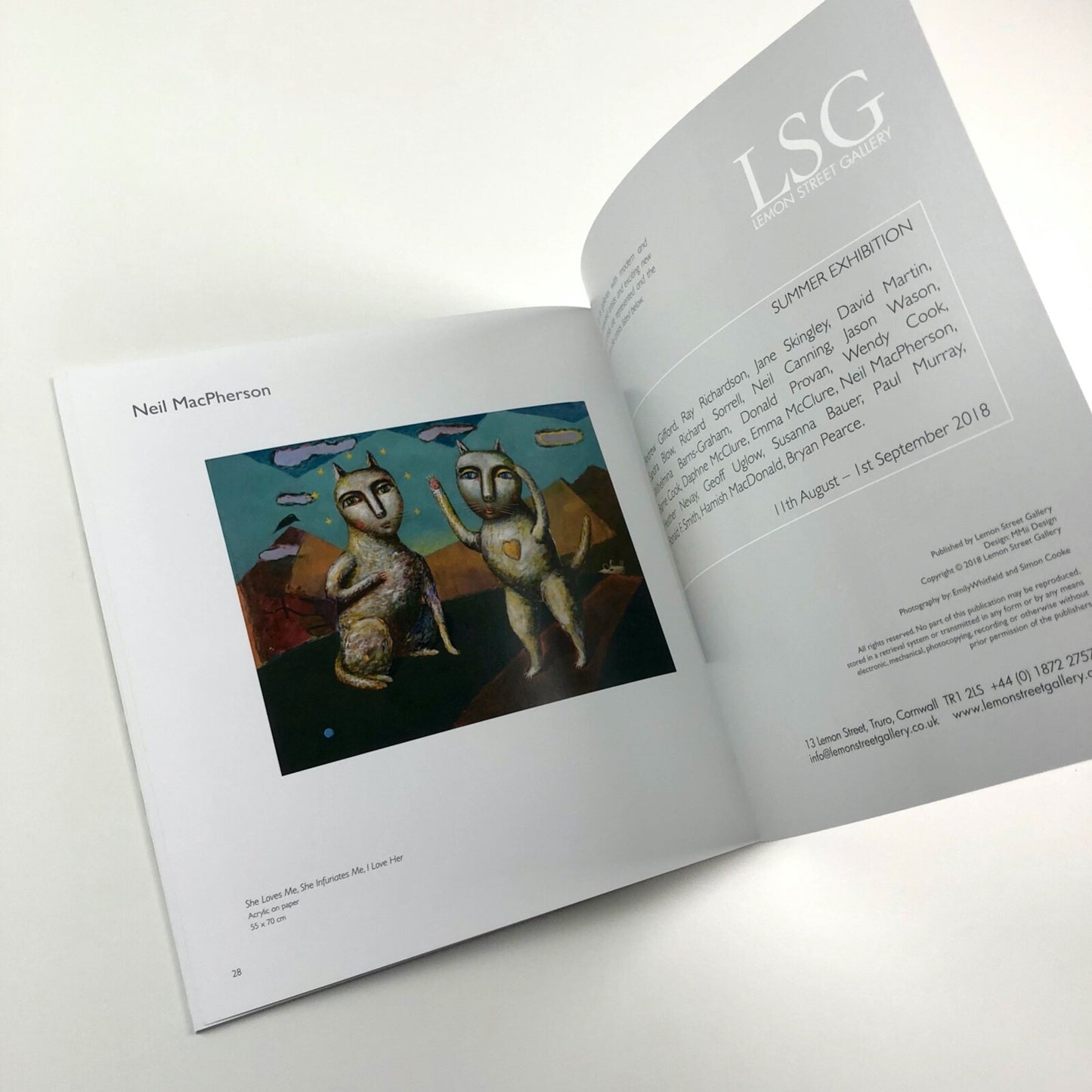 Summer Exhibition 2018 catalogue | Lemon Street Gallery Truro