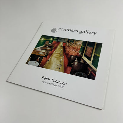 Folding card Peter Thomson new paintings | Compass Gallery 2002