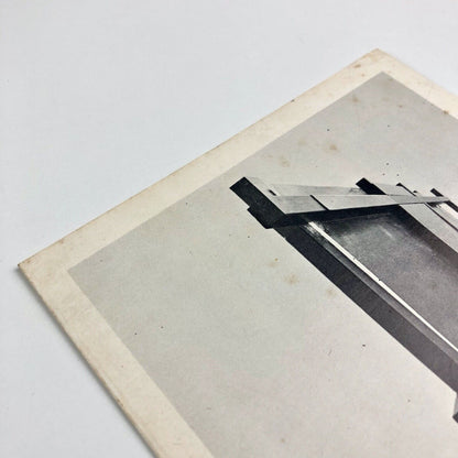 Folding card for Jeffrey Lowe – Recent Sculpture | The Leicester Galleries, London, 1974