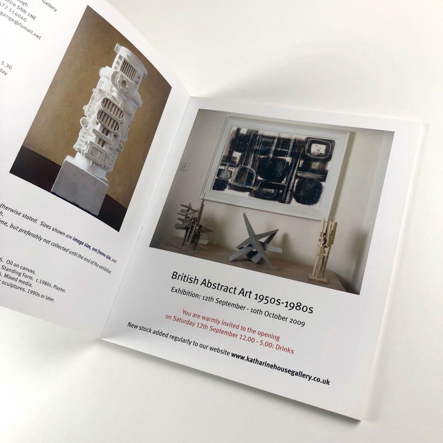 British Abstract Art – 1950s-1980s | Katharine House Gallery catalogue, 2009