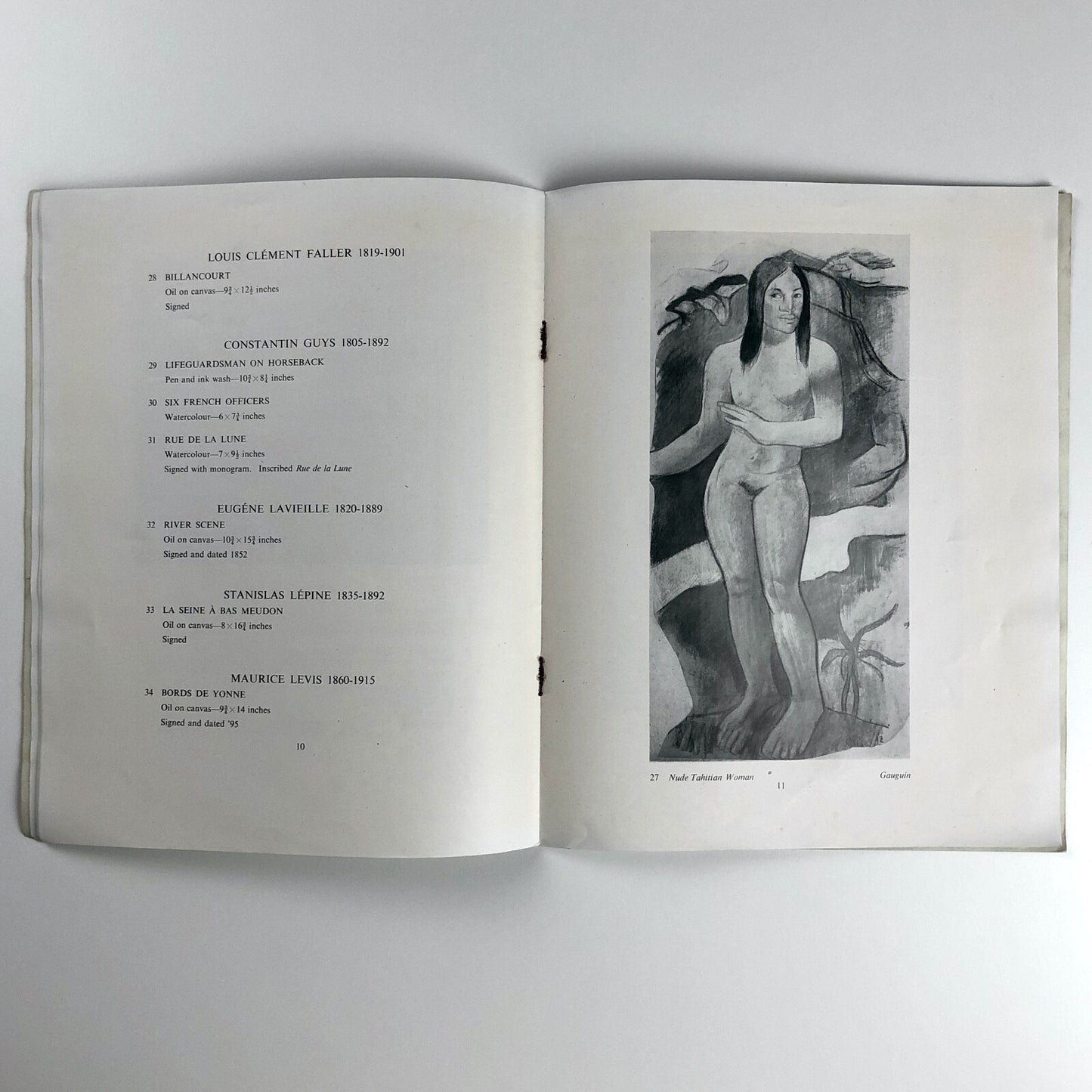 French Masters XIXth and XXth Centuries, 5th Series | Marlborough catalogue 1951