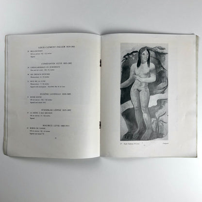 French Masters XIXth and XXth Centuries, 5th Series | Marlborough catalogue 1951