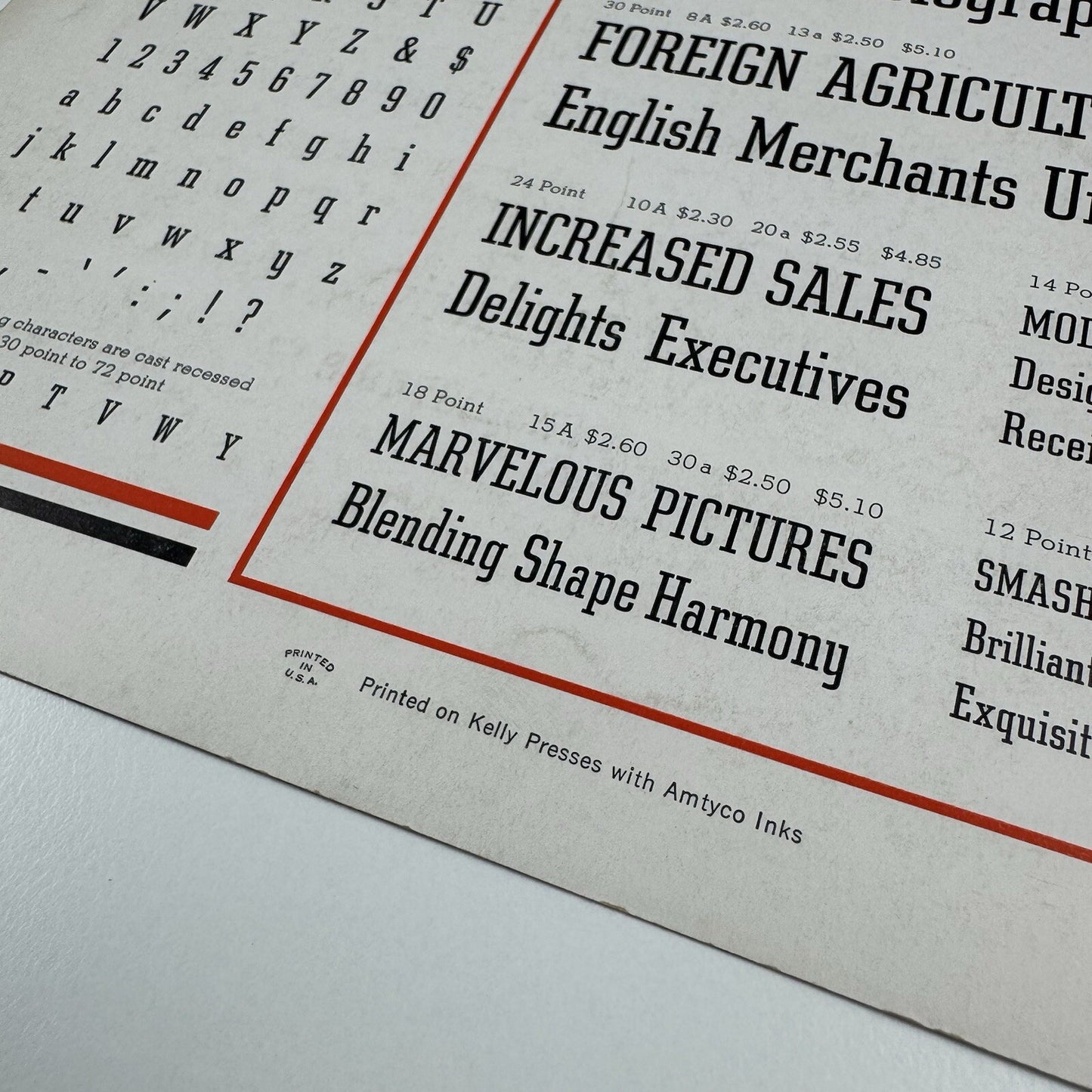 Tower – type specimen sheet for American Type Founders ATF | Undated, presumed 1930s