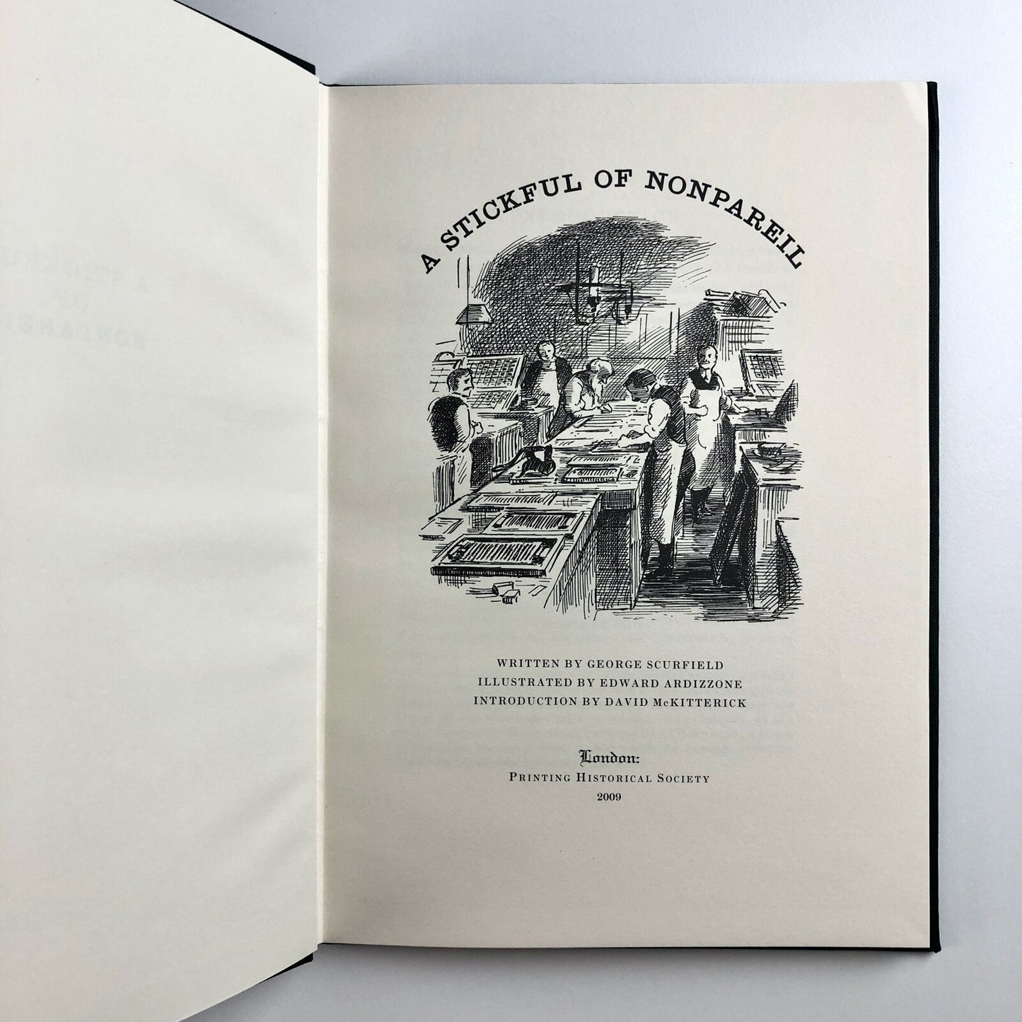 A Stickful of Nonpareil by George Scurfield | Printing Historical Society, 2009