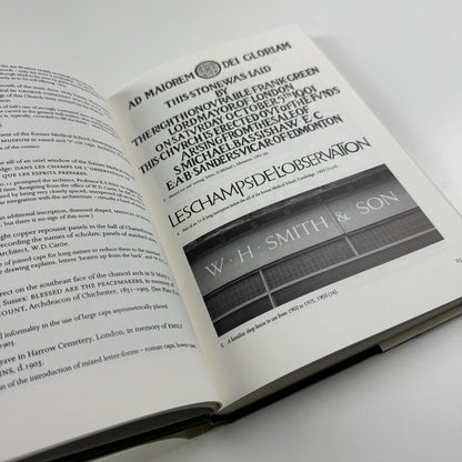 Eric Gill – The Inscriptions by David Peace | Herbert Press 1994