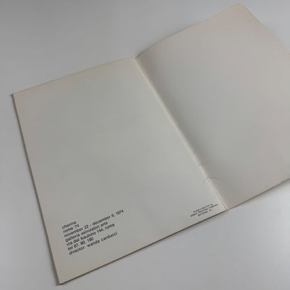 Drago Cherina | Galleria Astrolabe Arte, Rome, 1974