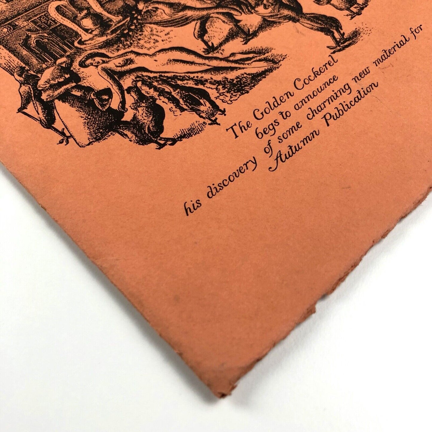 The Golden Cockerel Press prospectus | Autumn Publication, 1936