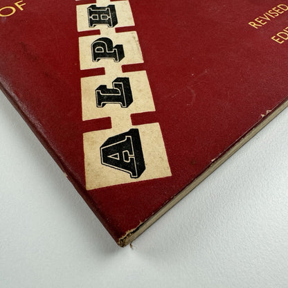 Spon’s Pocket Book of Alphabets | Revised edition, 1956