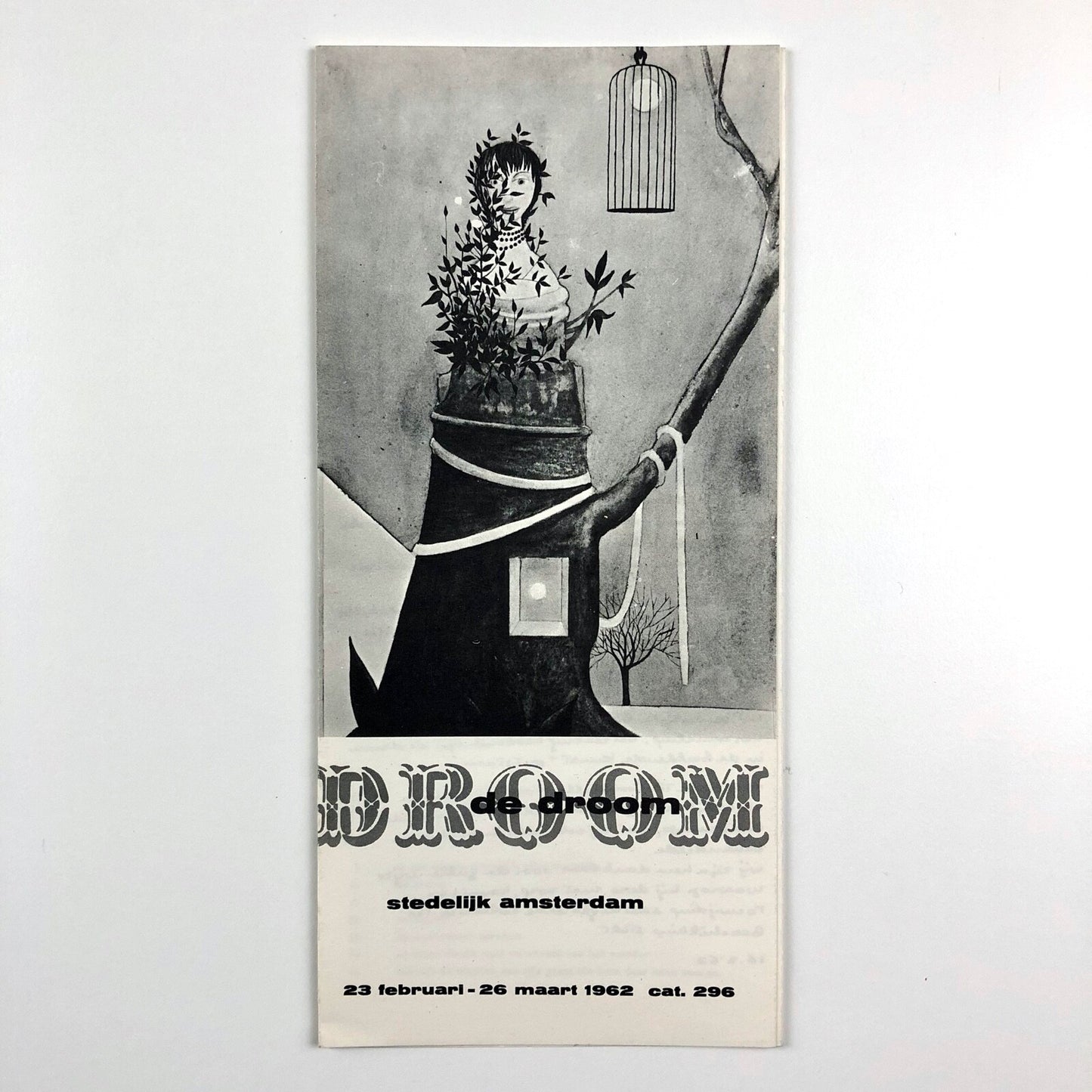 De Droom (The Dream) | Stedelijk Museum exhibition leaflet | Cat. no. 296, 1962