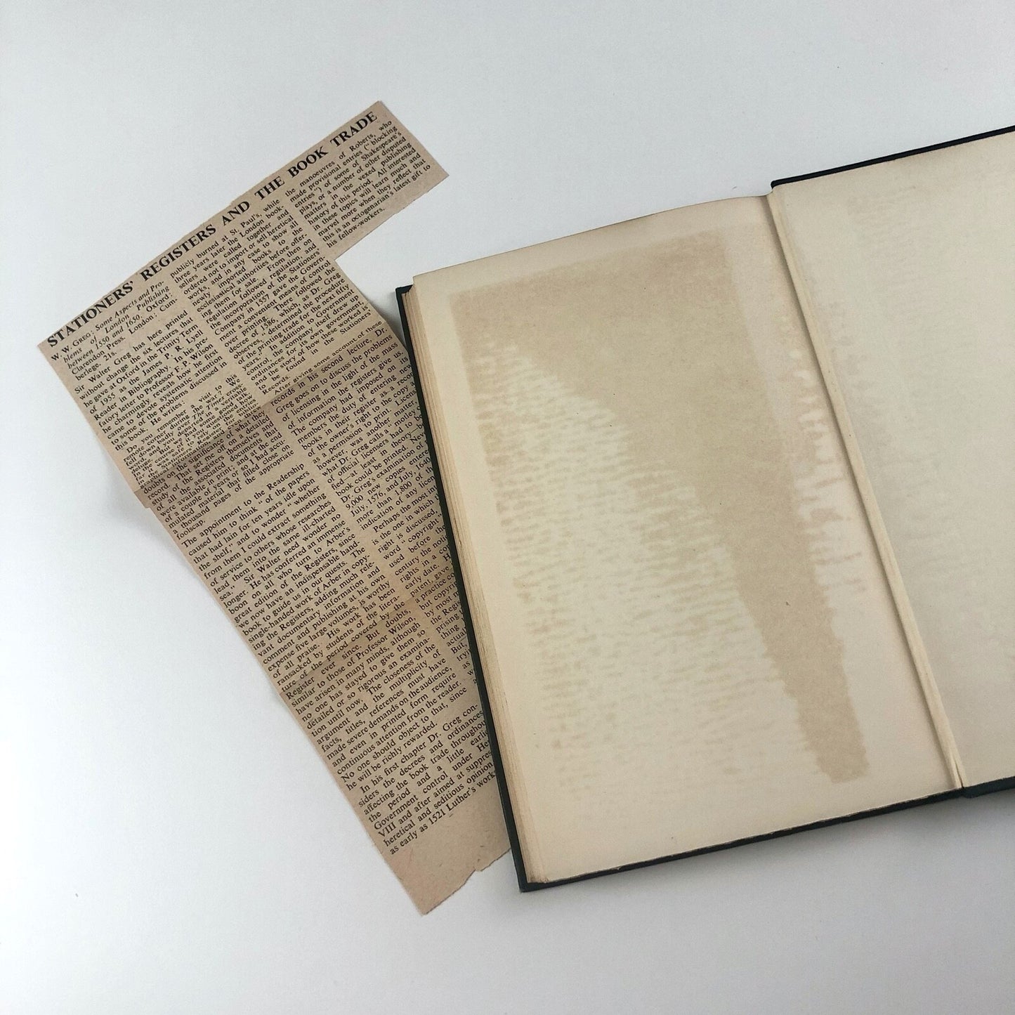 Some Aspects and Problems of London Publishing Between 1550 and 1650 by W. W. Greg | The Clarendon Press, Oxford, 1956